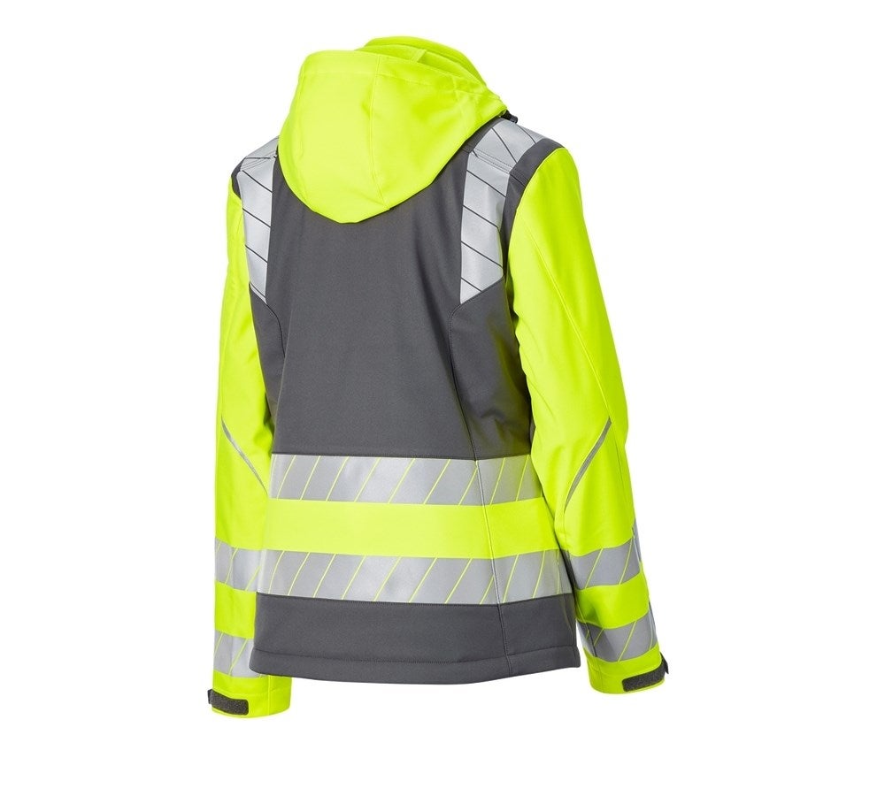 Secondary image High-vis winter soft. jacket e.s.motion 24/7,lad. anthracite/high-vis yellow