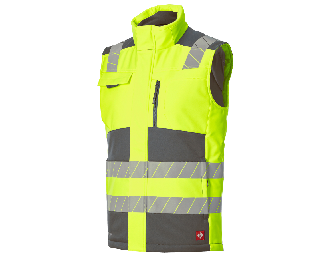 Primary image High-vis winter softsh. bodywarmer e.s.motion 24/7 anthracite/high-vis yellow
