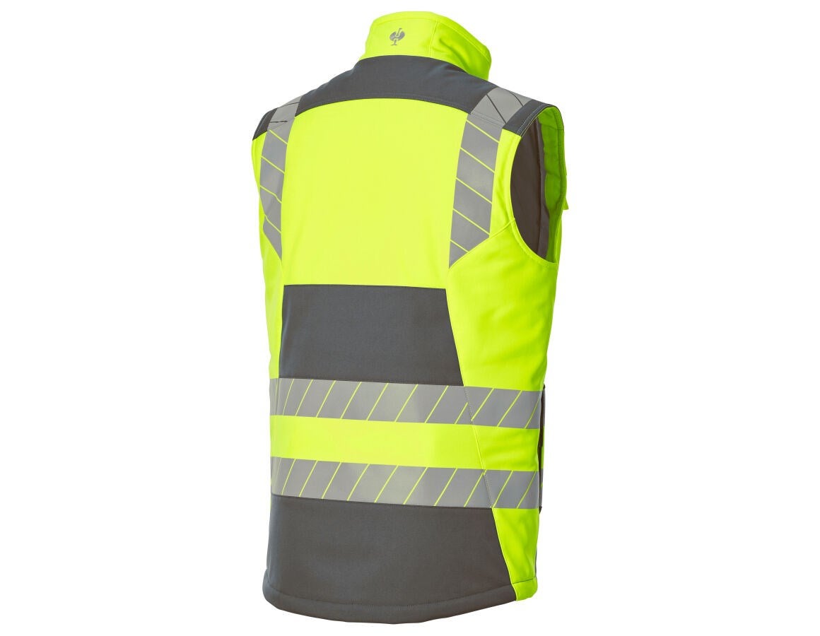 Secondary image High-vis winter softsh. bodywarmer e.s.motion 24/7 anthracite/high-vis yellow