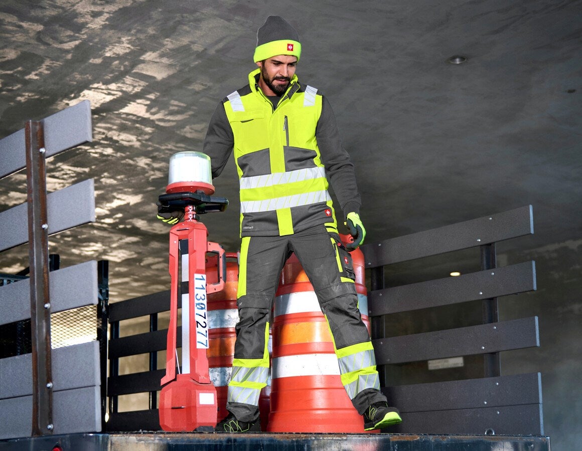 Additional image 4 High-vis winter softsh. bodywarmer e.s.motion 24/7 anthracite/high-vis yellow