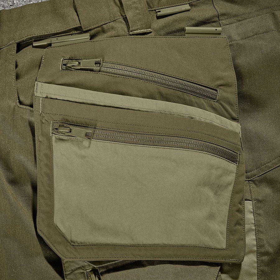Detailed image Tool bags e.s.concrete light, ladies‘ mudgreen/stipagreen