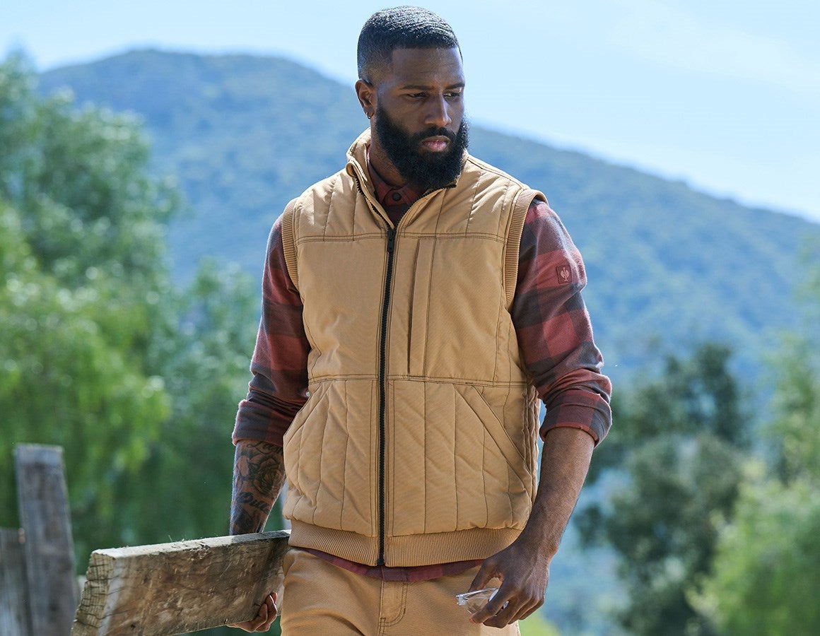 Main action image Bodywarmer e.s.iconic almondbrown
