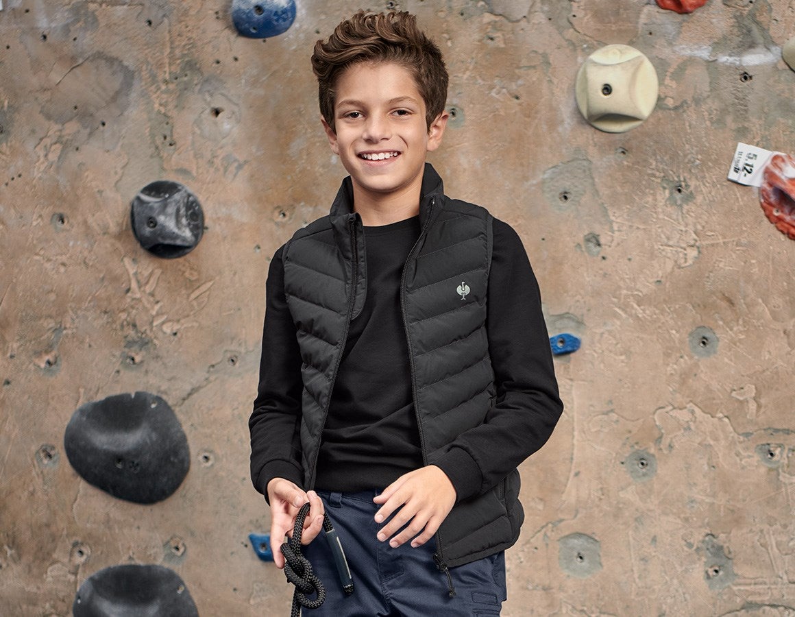 Main action image Bodywarmer e.s.motion ten, children´s oxidblack