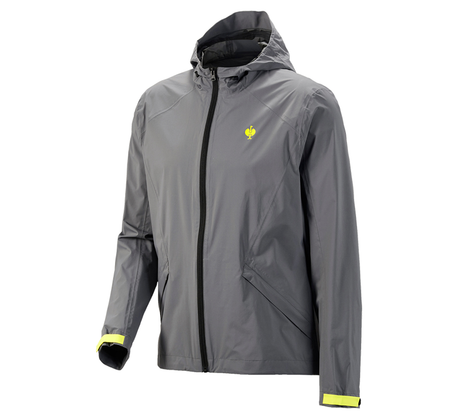 Primary image Windbreaker light-pack e.s.trail basaltgrey/acid yellow