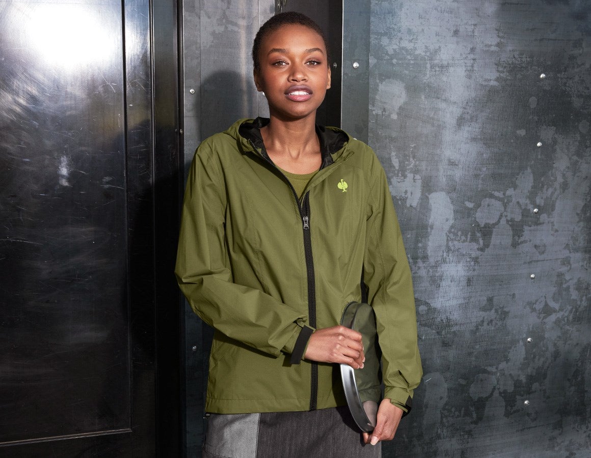 Additional image 2 Windbreaker light-pack e.s.trail, ladies' junipergreen/limegreen