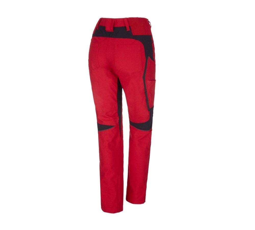 Secondary image Winter ladies' trousers e.s.vision red/black