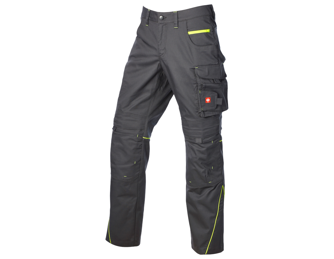 Primary image Winter trousers e.s.line.core carbongrey/high-vis yellow