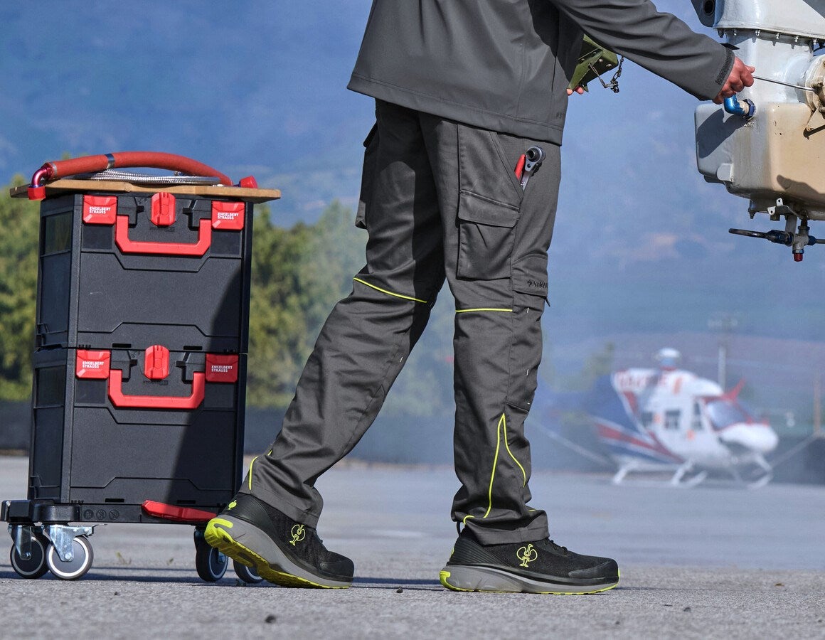 Additional image 3 Winter trousers e.s.line.core carbongrey/high-vis yellow