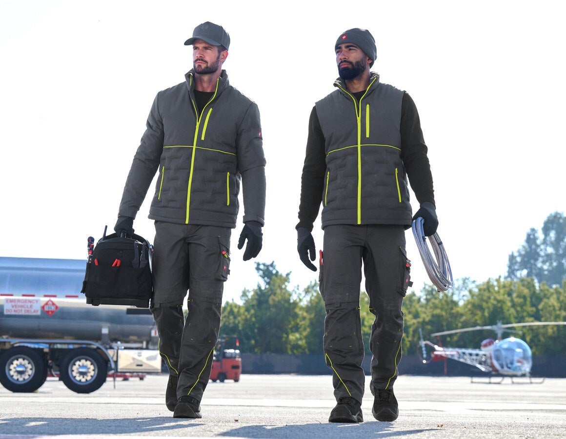Additional image 5 Winter trousers e.s.line.core carbongrey/high-vis yellow