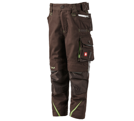 Primary image Winter trousers e.s.motion 2020, children's chestnut/seagreen