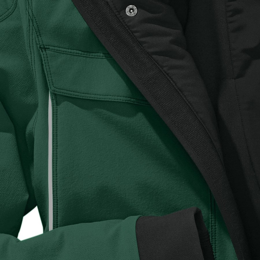 Detailed image Winter functional jacket e.s.dynashield green/black