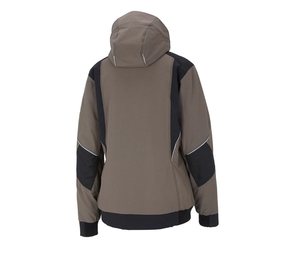 Secondary image Winter functional jacket e.s.dynashield, ladies' stone/black