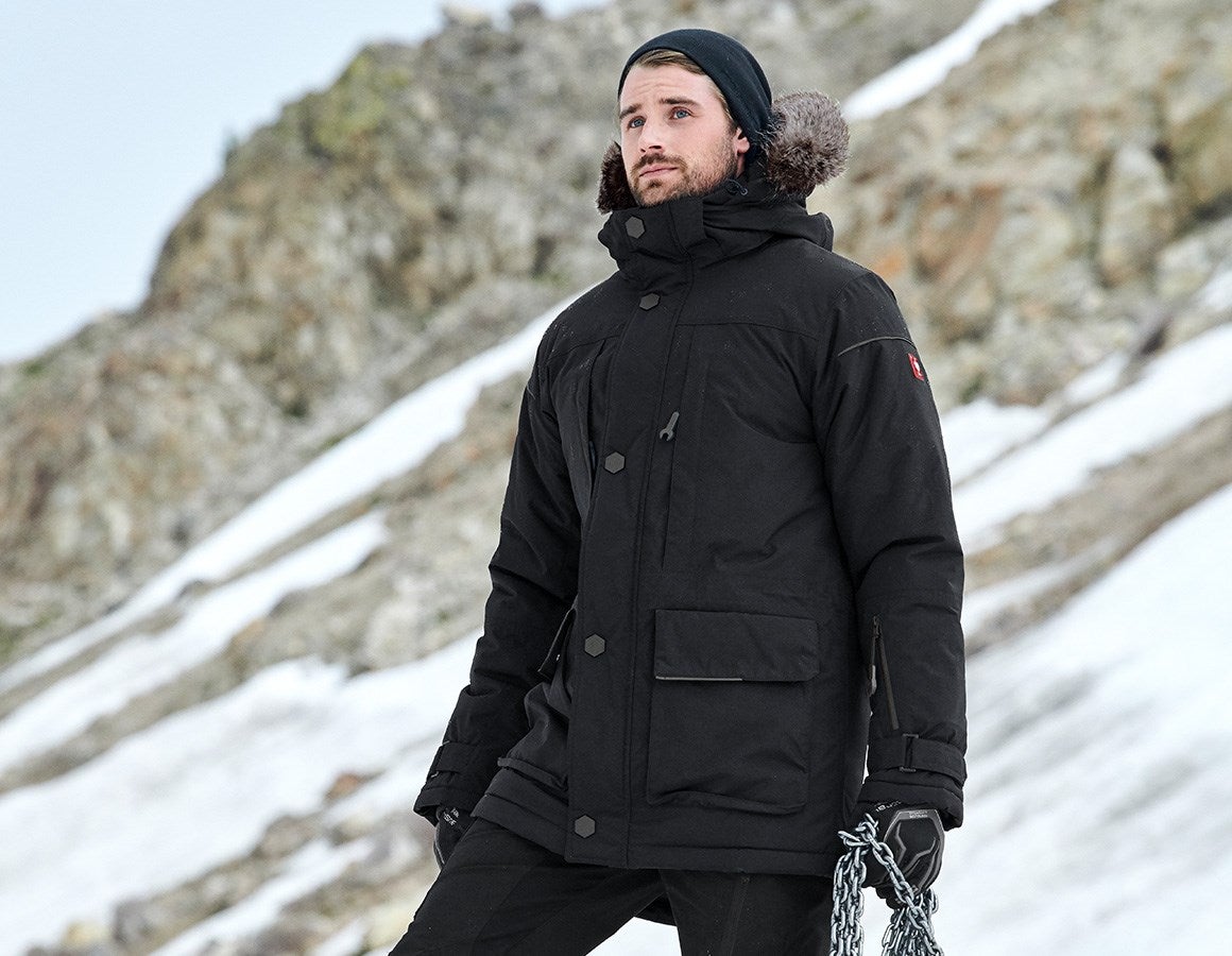 Main action image Winter parka e.s.vision, men's black