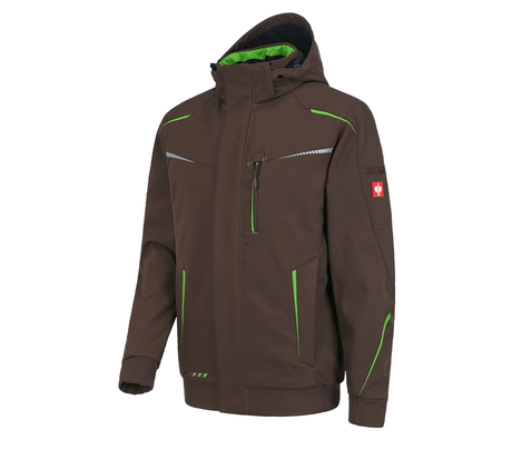 Primary image Winter softshell jacket e.s.motion 2020, men's chestnut/seagreen