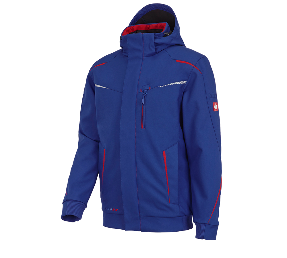 Primary image Winter softshell jacket e.s.motion 2020, men's royal/fiery red