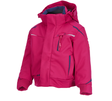 Primary image Winter softshell jacket e.s.motion 2020,children's berry/navy