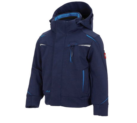 Primary image Winter softshell jacket e.s.motion 2020,children's navy/atoll
