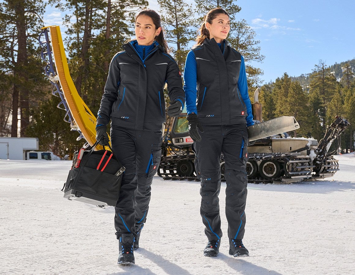 Additional image 4 Winter softshellbodywarmer e.s.motion 2020,ladies' graphite/gentianblue