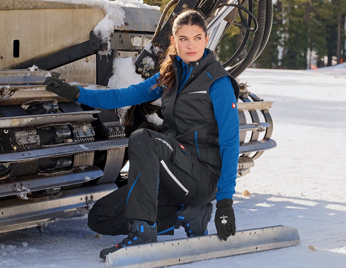 Additional image 2 Winter softshellbodywarmer e.s.motion 2020,ladies' graphite/gentianblue