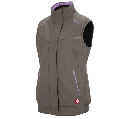 Primary image Winter softshellbodywarmer e.s.motion 2020,ladies' stone/lavender