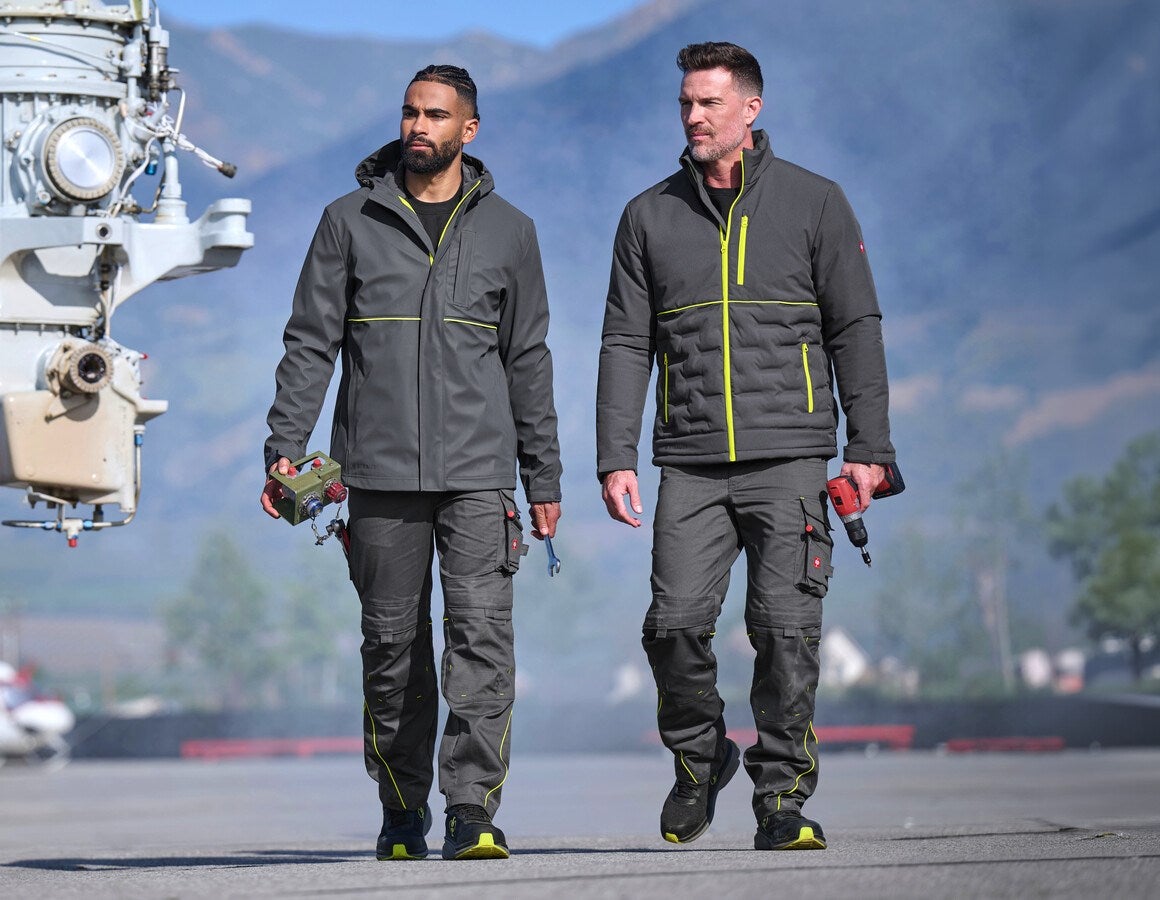 Additional image 4 Winter jacket padded e.s.line.core carbongrey/high-vis yellow