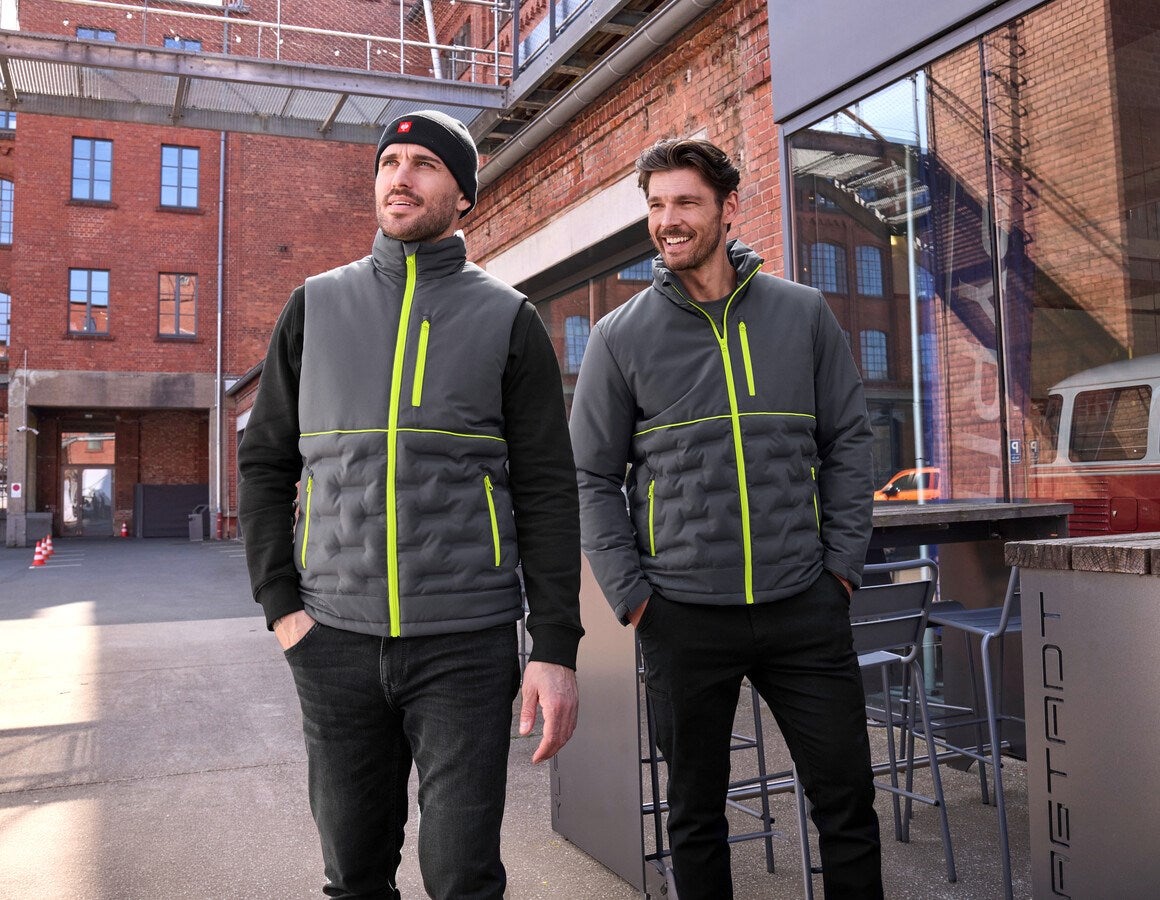 Additional image 5 Winter jacket padded e.s.line.core carbongrey/high-vis yellow