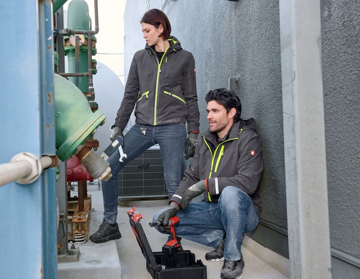 Additional image 4 Winter jacket e.s.ambition, ladies' anthracite/high-vis yellow