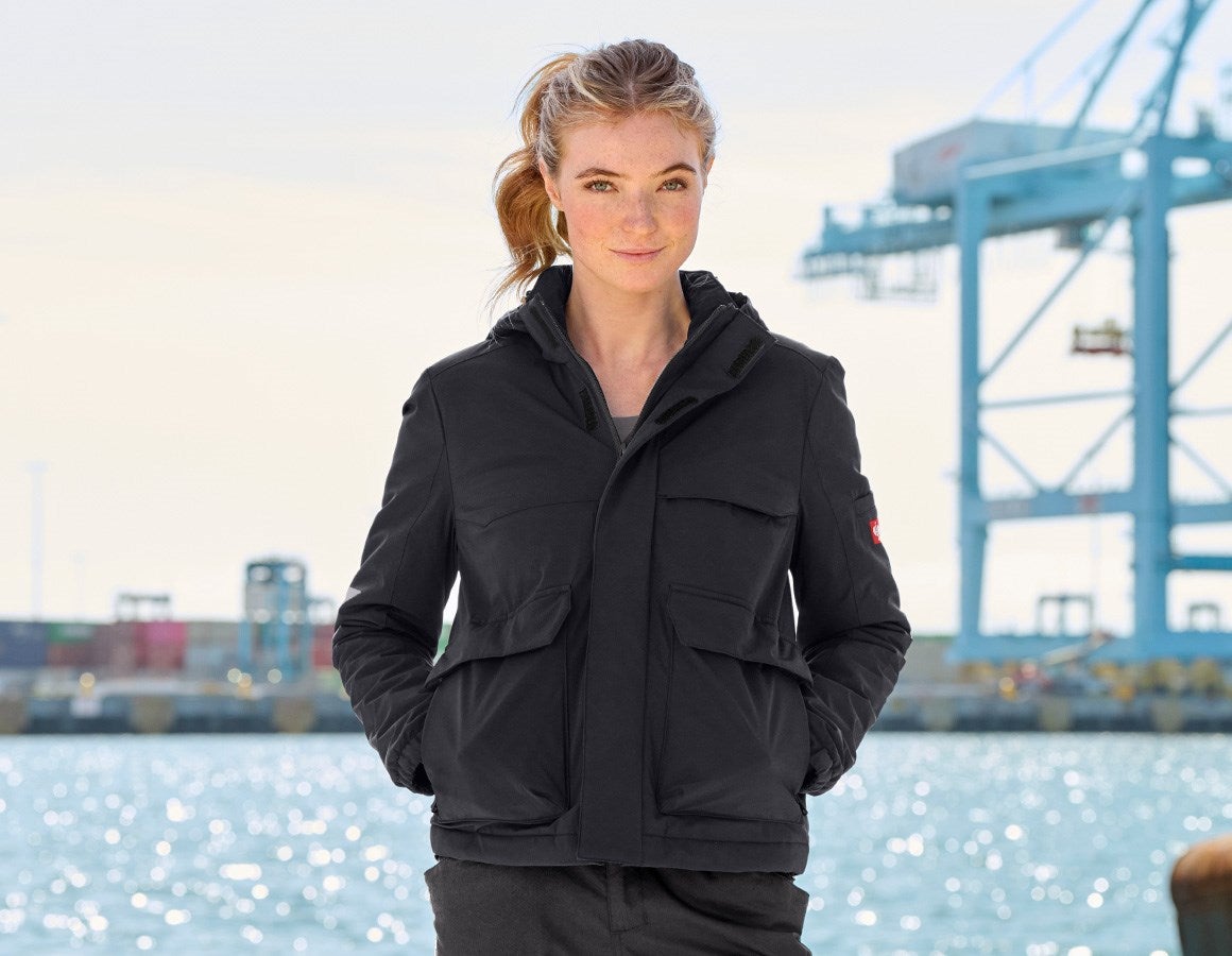 Main action image Winter jacket e.s.trail pure, ladies' black