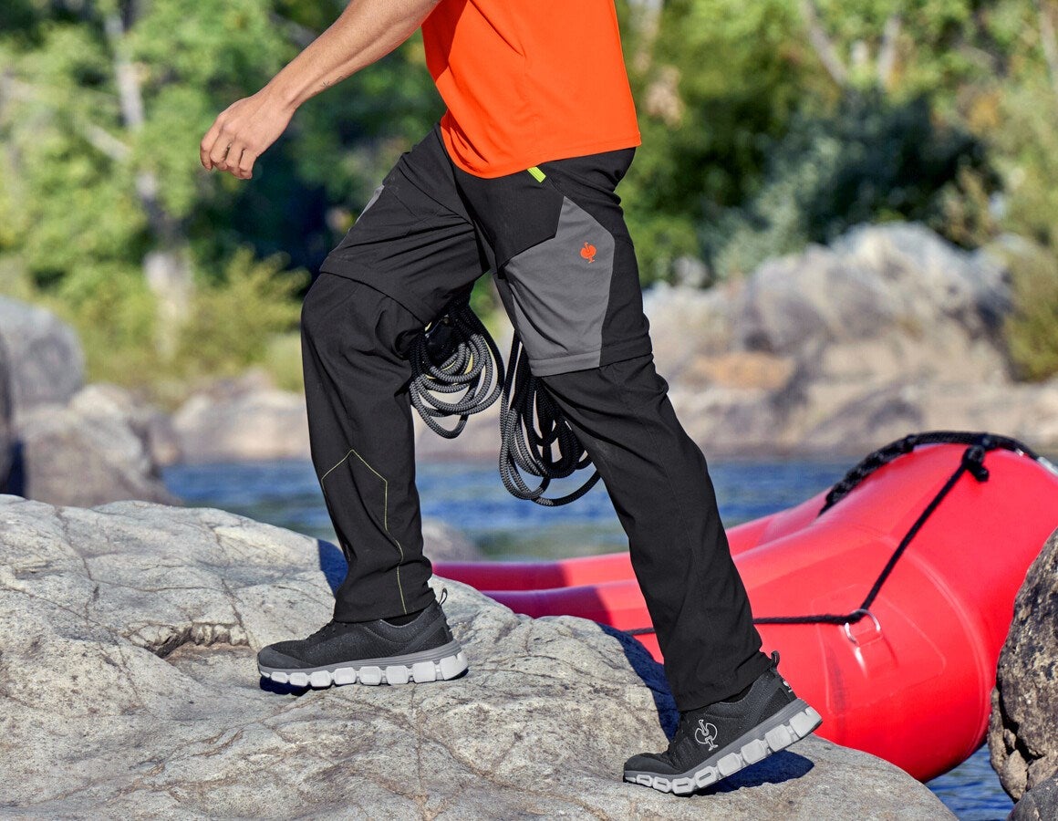 Additional image 2 Zip-off functional trousers e.s.trail black/anthracite/high-vis orange/high-vis yellow