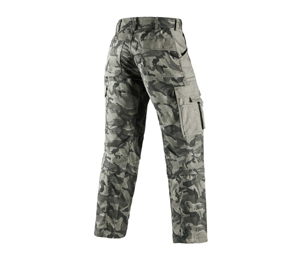 Secondary image Zip off trousers e.s. camouflage camouflage stonegrey