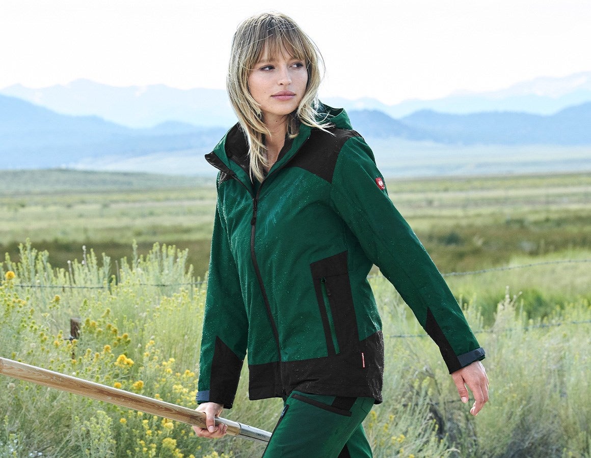 Main action image e.s. 3 in 1 ladies' Functional jacket green/black