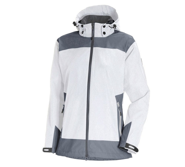 Primary image e.s. 3 in 1 ladies' Functional jacket white/grey