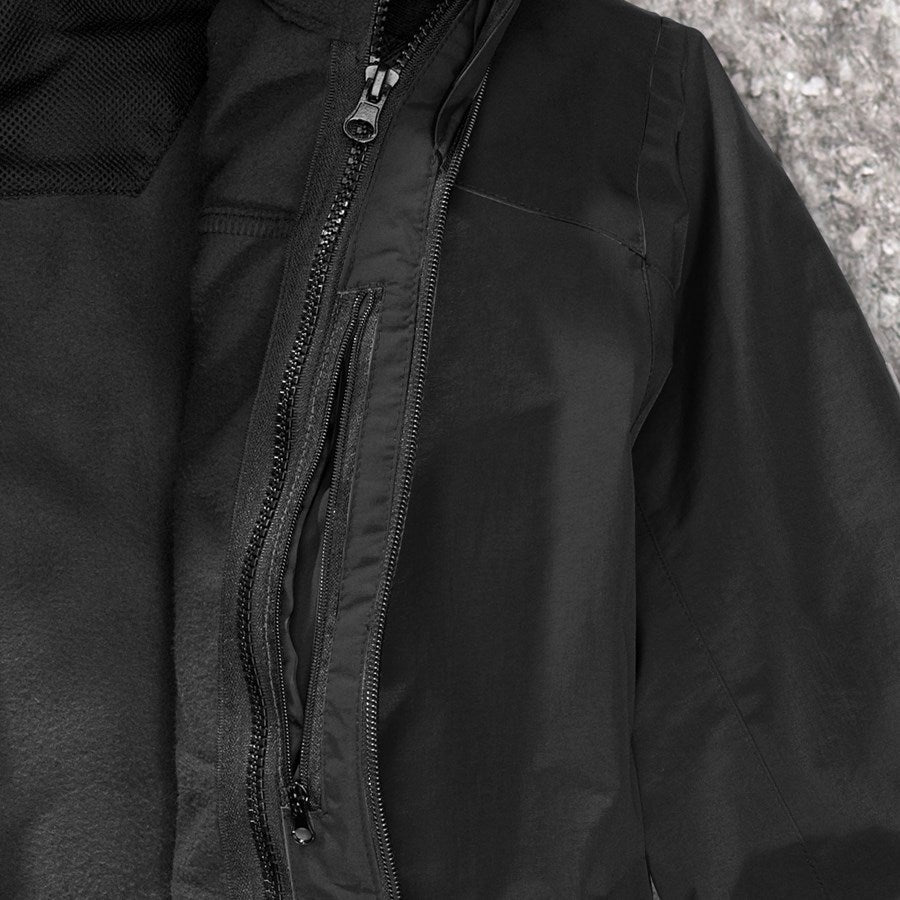 Detailed image e.s. 3 in 1 functional jacket, men black