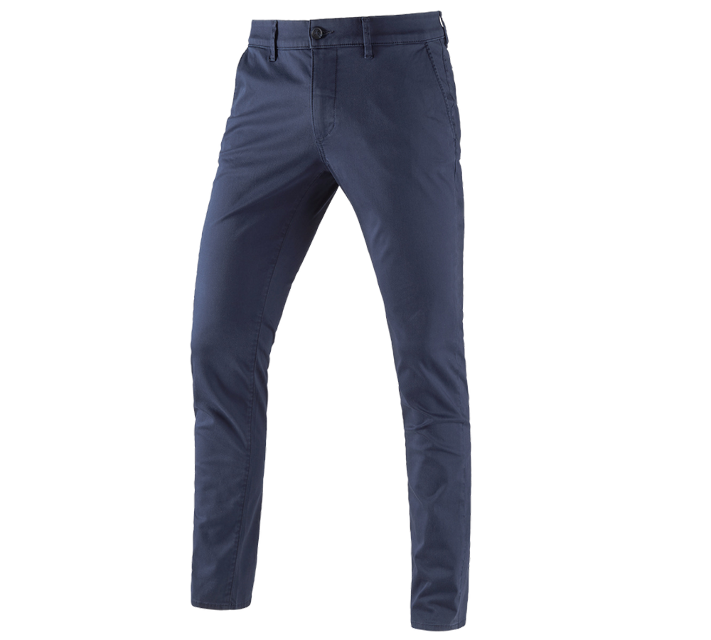 Primary image e.s. 5-pocket work trousers Chino navy