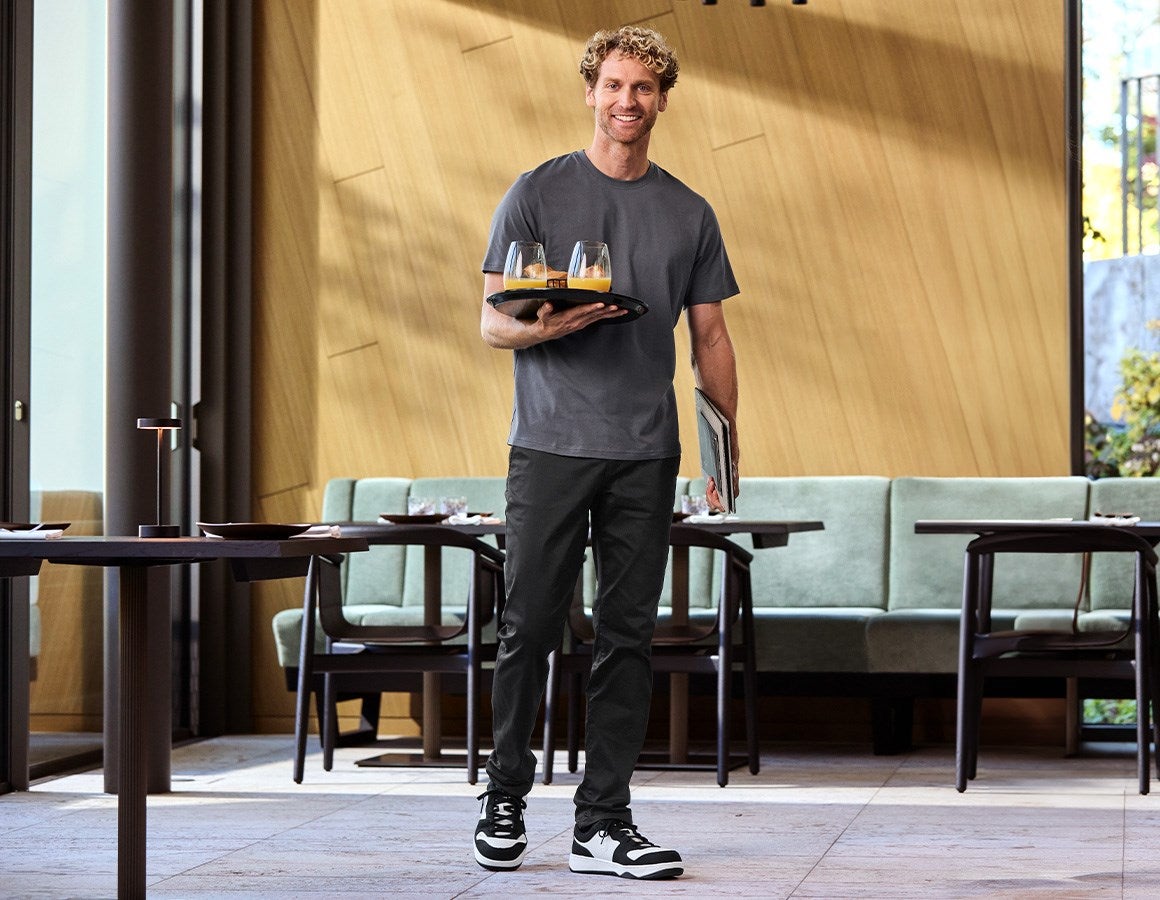 Additional image 2 e.s. 5-pocket work trousers Chino black