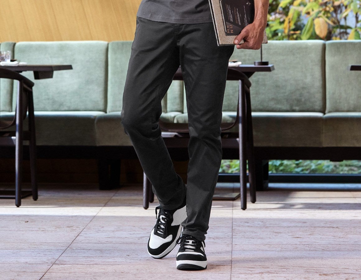 Additional image 3 e.s. 5-pocket work trousers Chino black