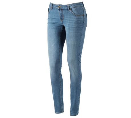 Primary image e.s. 5-pocket stretch jeans, ladies' stonewashed