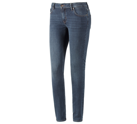 Primary image e.s. 5-pocket stretch jeans, ladies' mediumwashed