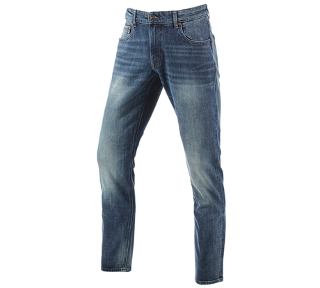 Primary image e.s. 5-pocket stretch jeans, straight mediumwashed