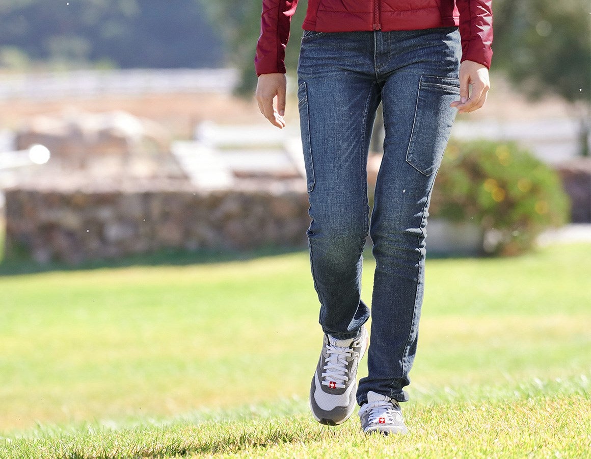 Main action image e.s. 7-pocket jeans, ladies' stonewashed