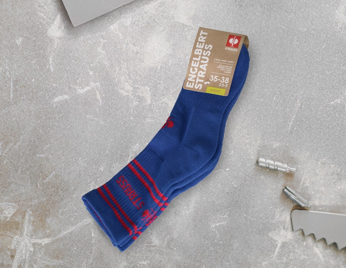 Additional image 1 e.s. Allround socks Classic light/high, children's royalblue/fiery red