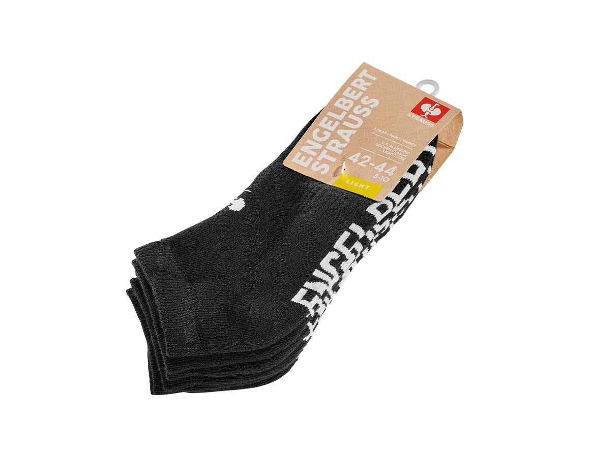 Additional image 1 e.s. Allround socks Classic light/low, pack of 3 black