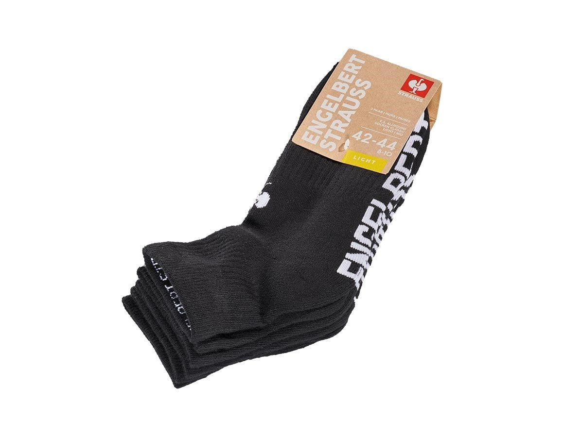 Additional image 1 e.s. Allround socks Classic light/mid,pack of 3 black