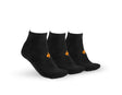 Primary image e.s. Allround socks Classic light/mid,pack of 3 black/high-vis yellow