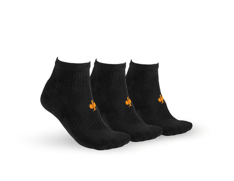 Primary image e.s. Allround socks Classic light/mid,pack of 3 black/high-vis yellow