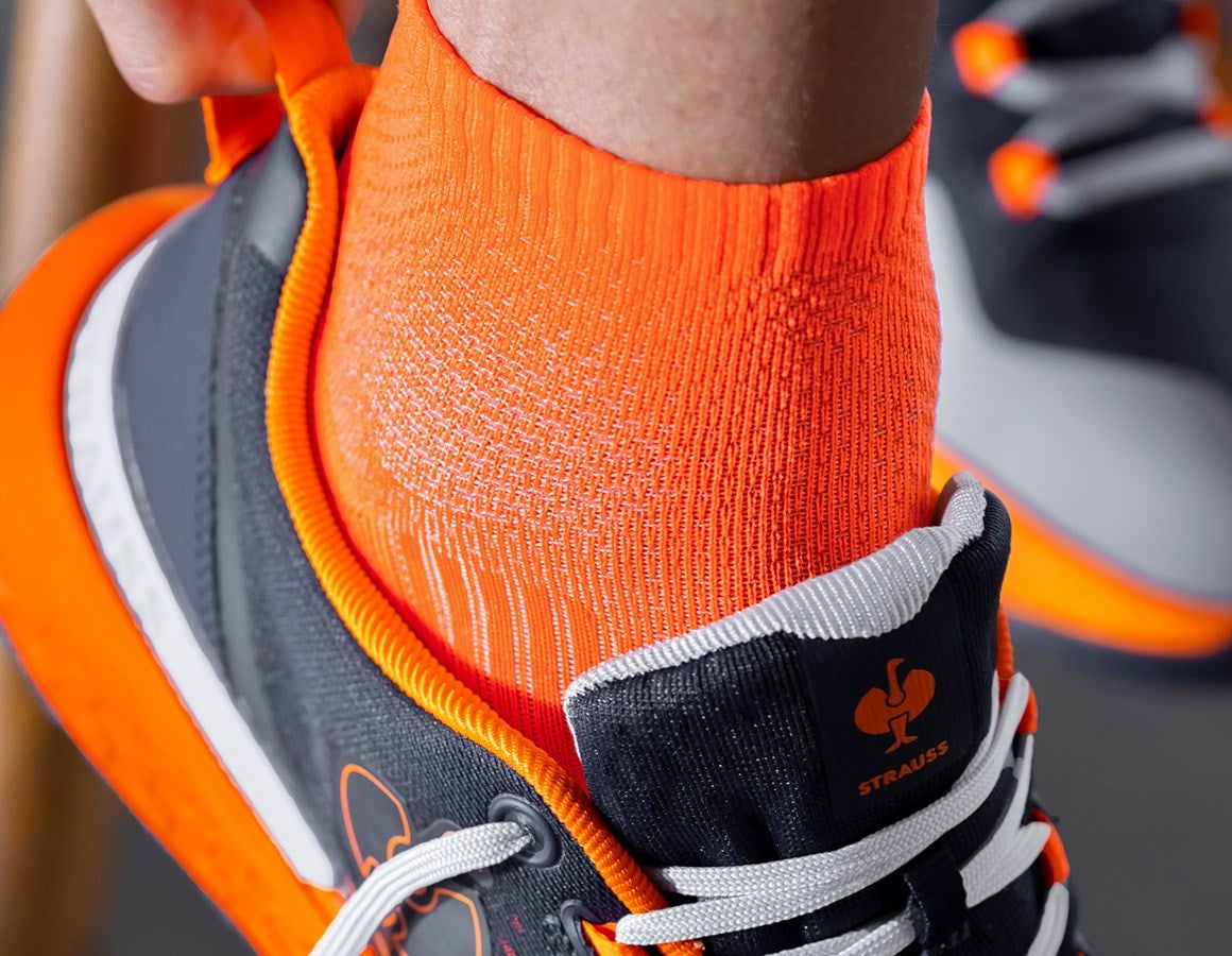 Detailed image e.s. All-season socks function light/low high-vis orange/navy