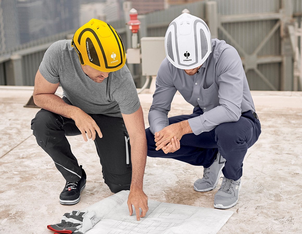 Additional image 2 e.s. Work helmet Protos® white/platinum