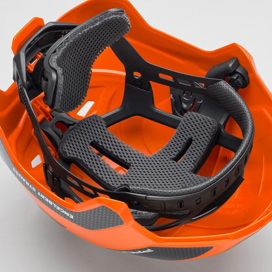 Detailed image e.s. Work helmet Protos® orange/black