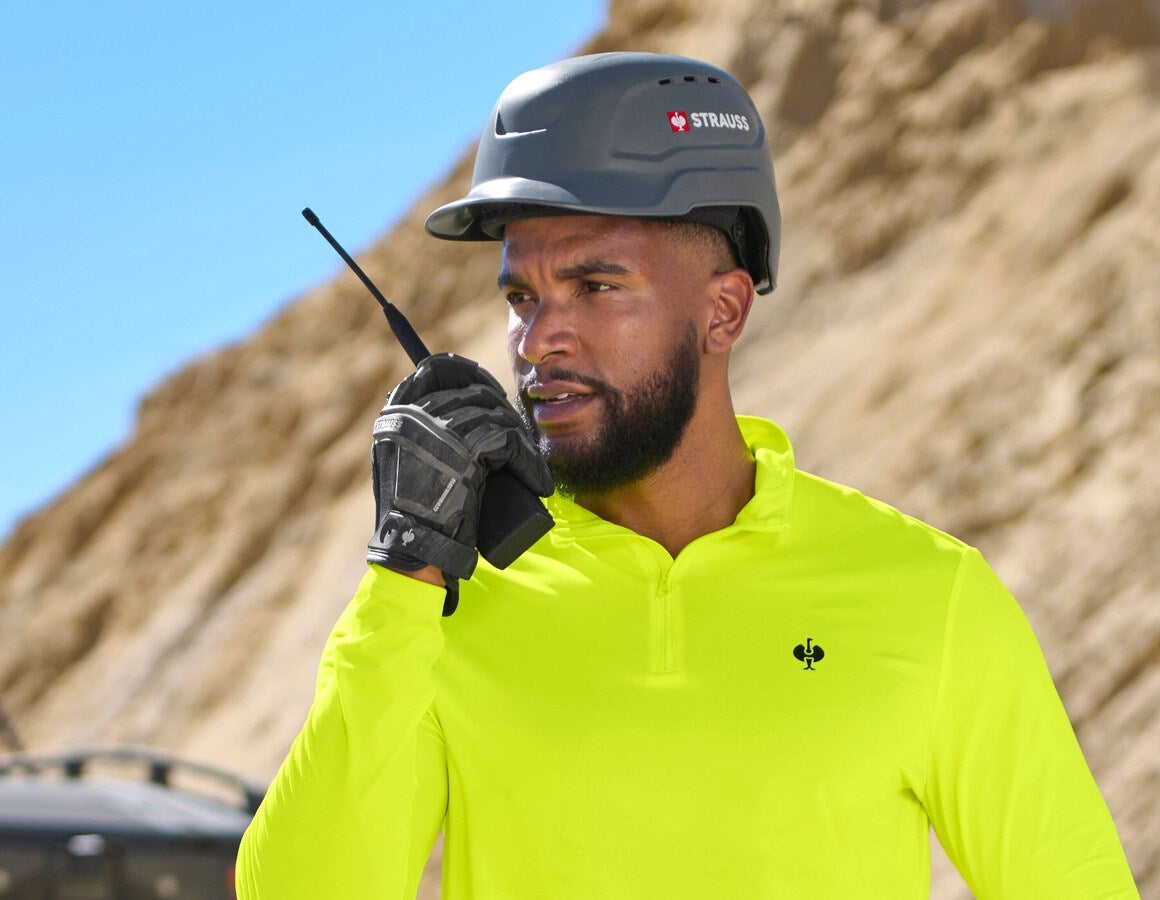 Main action image e.s. Work helmet worker grey