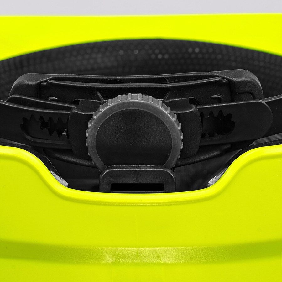 Detailed image e.s. Work helmet worker yellow